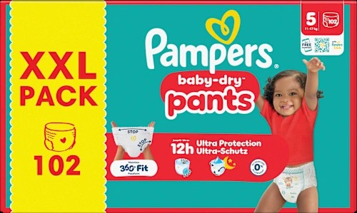 Baby Pants Gr. 5 (11-17 kg) XXL Pack, 102 St