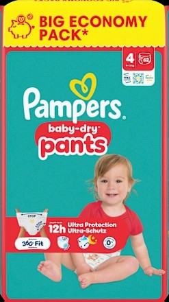 Baby Pants Gr. 4 (9-15 kg) Big Pack, 62 St