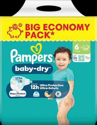Windeln Gr. 6 XL (13-18 kg) Big Pack, 54 St