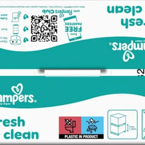 Fresh Clean Feuchttücher Vorteilspack (15 x 80 Stück, 1.200 Stück)