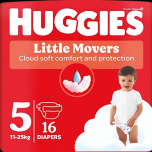Windeln Little Movers Gr. 5 (11-25 kg), 16 St
