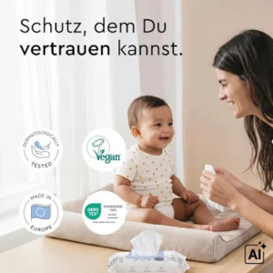 Feuchttücher mit 99 % Wasser (15×60 St), 900 St