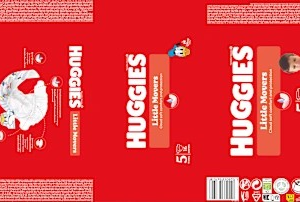 Windeln Little Movers Gr. 5 (11-25 kg), 16 St
