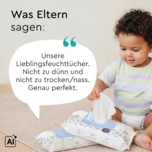 Feuchttücher mit 99 % Wasser (15×60 St), 900 St