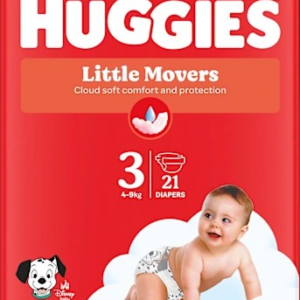 Windeln Little Movers Gr. 3 (4-9 kg), 21 St