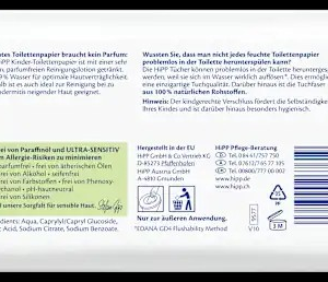 Feuchte Toilettentücher ultra sensitiv, 50 St