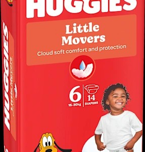 Windeln Little Movers Gr. 6 (15-30 kg), 14 St