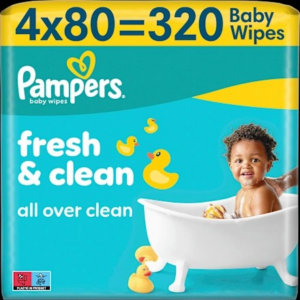 Feuchttücher Fresh & Clean (4×80 St), 320 St