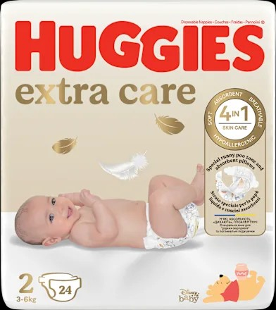 Windeln Newborn extra care Gr. 2 (3-6 kg) Disney, 24 St