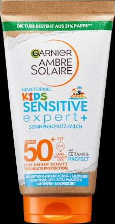Sonnenmilch Kids sensitive expert+ LSF 50+, Reisegröße, 50 ml